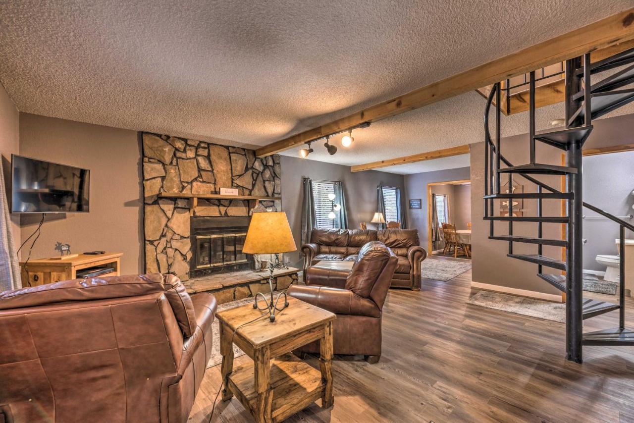 Rustic Ruidoso Cabin With Large Deck And Grill! Eksteriør bilde