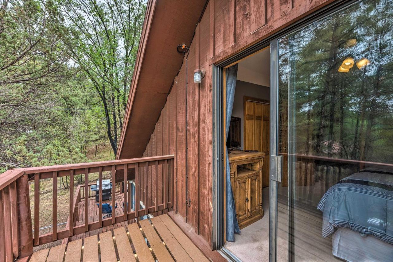 Rustic Ruidoso Cabin With Large Deck And Grill! Eksteriør bilde