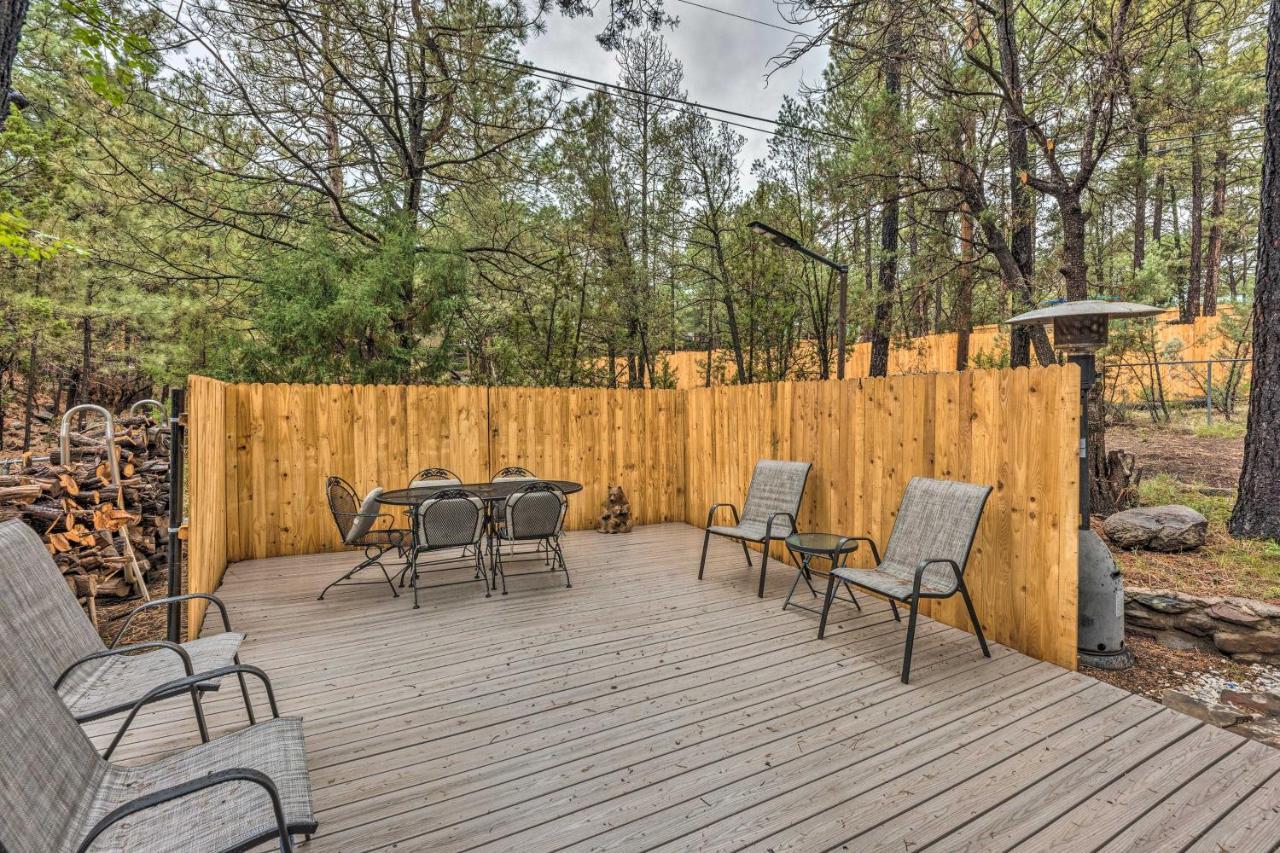 Rustic Ruidoso Cabin With Large Deck And Grill! Eksteriør bilde