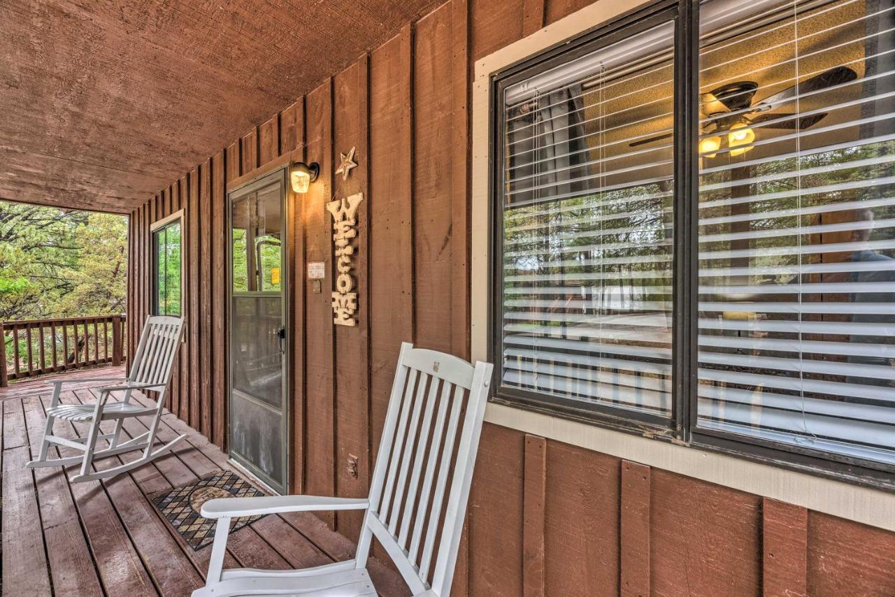 Rustic Ruidoso Cabin With Large Deck And Grill! Eksteriør bilde
