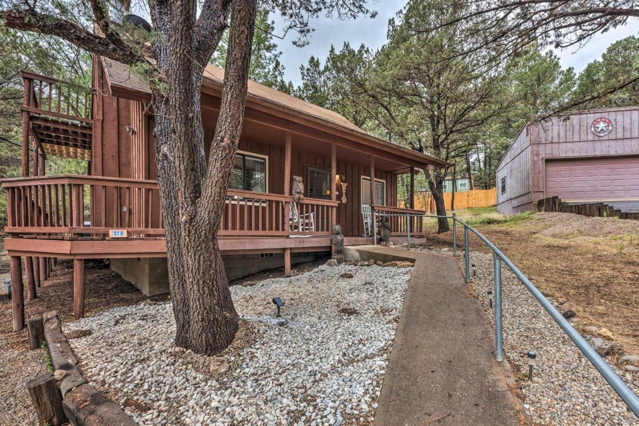 Rustic Ruidoso Cabin With Large Deck And Grill! Eksteriør bilde
