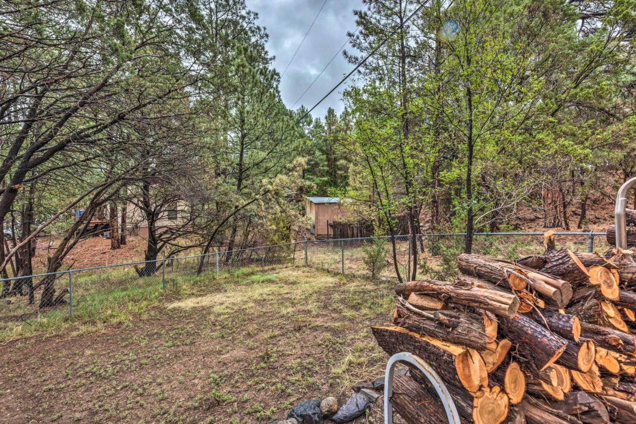 Rustic Ruidoso Cabin With Large Deck And Grill! Eksteriør bilde